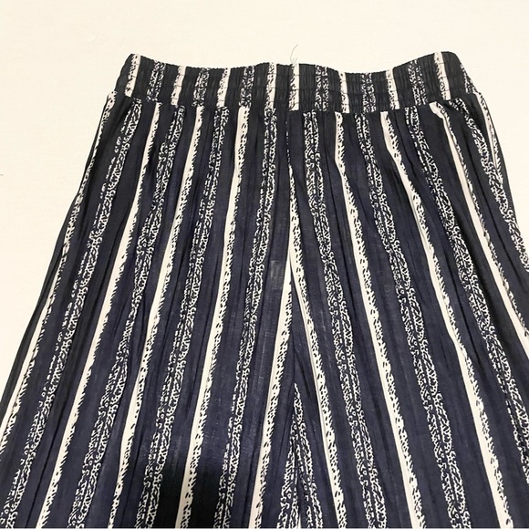 Casa Donna Striped Wide Leg Pants Womens Size M/L - Picture 12 of 15